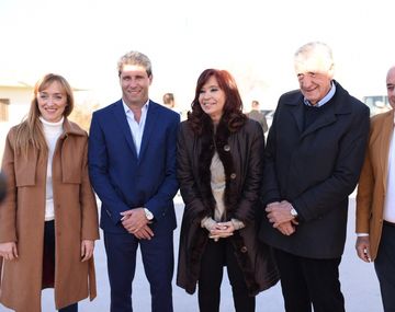 Anabel Fernández Sagasti, Sergio Uñac, Cristina Kirchner, José Luis Gioja, y Marcelo Lima