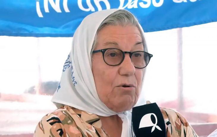 Madre de Plaza de Mayo llamó a derrotar la proscripción impuesta a Cristina Kirchner