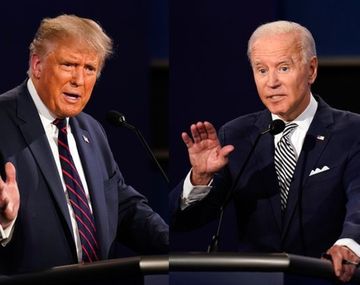 Donald Trump y  Joe Biden