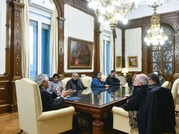 El Presidente recibió a referentes de organizaciones sociales