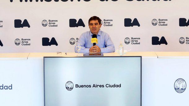 El ministro de Salud porteño Fernán Quirós