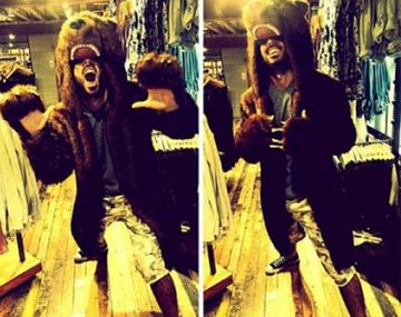 Amor-oso: ¿quién se disfrazó así para su novia?