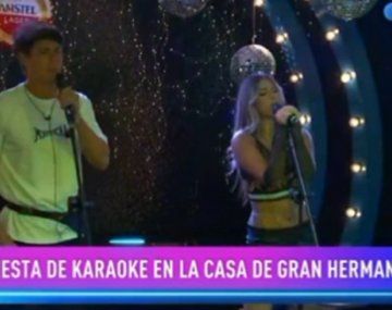 Marcos y Julieta cantaron juntos en Gran Hermano e hicieron acordar a High School Musical