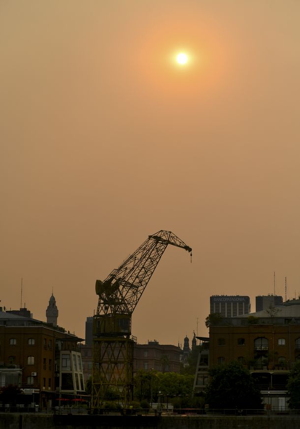 Por qué el sol se vio color naranja