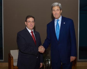 Encuentro histórico entre los cancilleres de Estados Unidos y Cuba