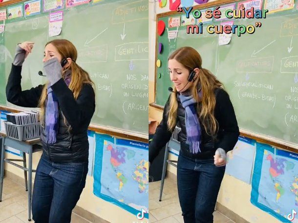 Una maestra se volvió viral por el original método con el que les enseña ESI a sus alumnos