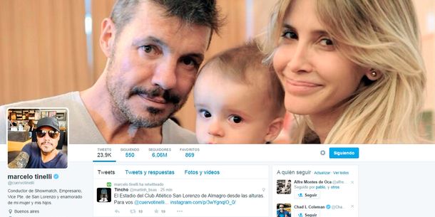 La tierna foto de Tinelli, Valdes y Lorenzo en Twitter