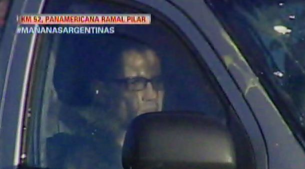 Familiares arrojaron huevos a García Aliverti y se suspendió la reconstrucción