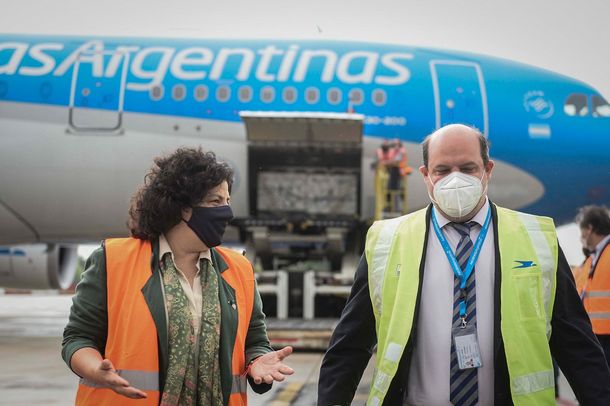 Argentina ya recibió más de 5 millones de vacunas y se esperan otras 218 mil dosis el domingo