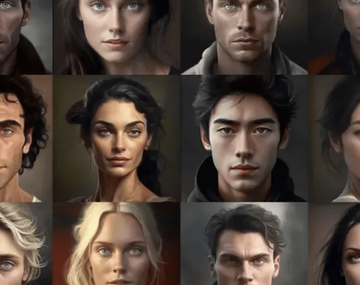 Las personas más lindas del mundo según la inteligencia artificial.