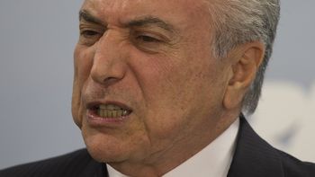 Michel Temer enojado Michel Temer enojado