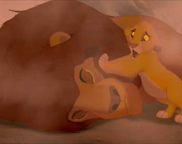 ¿Viste esta escena del Rey León?