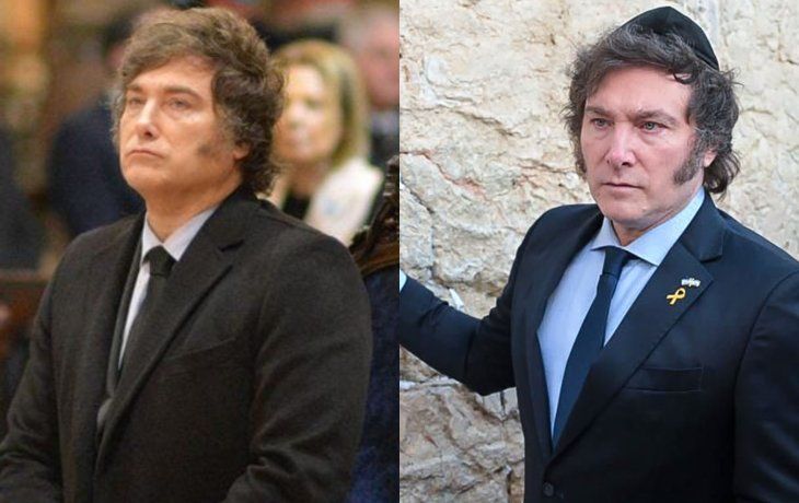 Por qué Javier Milei fue al Tedeum sin escarapela: sus antecedentes en Estados Unidos e Israel