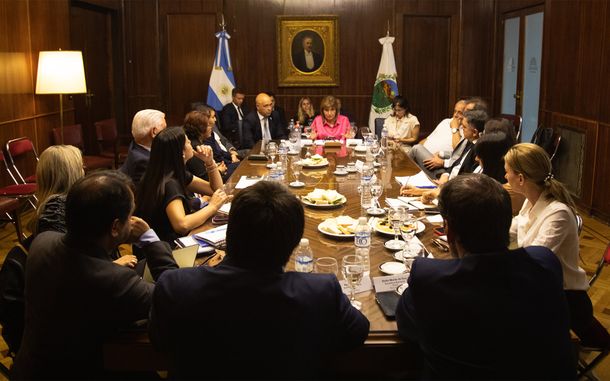 Patricia Bullrich reunió a la tropa libertaria del Senado.