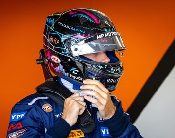 Colapinto hizo una gran carrera en la F2 y terminó en el cuarto puesto