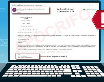 No caigas en esta estafa que pide dinero haciéndose pasar por la AFIP