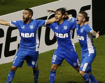 Las fotos del empate entre Racing y Deportivo Cali