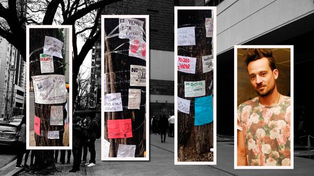 Fanáticos mostraron su apoyo a Chano Charpentier en el Sanatorio: Si algo te tira, te levantás