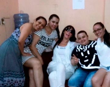 Moria Casán junto a sus ex compañeras de celda