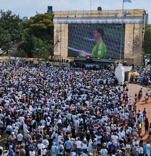 Así se gritaron los goles de Argentina en las calles
