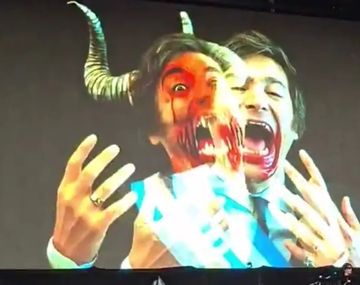 Javier Milei diabólico en el Lollapalooza: salió un comunicado de la banda que lo proyectó