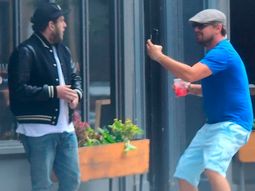 la broma de mal gusto de leo di caprio a jonah hill en plena calle la broma de mal gusto de leo di caprio a jonah hill en plena calle