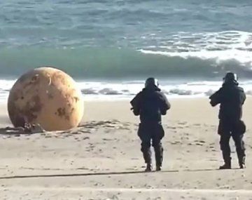 Se acabó el misterio: qué era la bola gigante que apareció en una playa de Japón