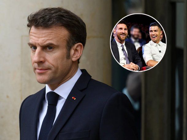 Lionel Messi o Cristiano Ronaldo: ¿A quién eligió Emmanuel Macron?