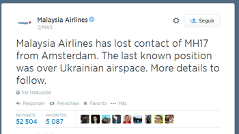 asi anuncio malaysia airlines cuando perdio contacto con el avion asi anuncio malaysia airlines cuando perdio contacto con el avion