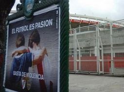 afiches contra la violencia en el superclasico afiches contra la violencia en el superclasico