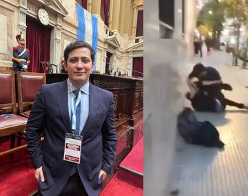 Polémico video del libertario Mariano Pérez a las piñas en la calle: Pegá más fuerte