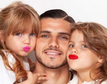 Mauro Icardi le preparó una sorpresa a sus hijas tras el escándalo con Wanda Nara
