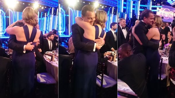 19 años después, el reencuentro entre DiCaprio y Winslet al estilo Titanic