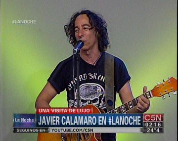 Javier Calamaro presentó su disco La vida es un afano