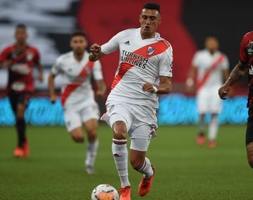 Matías Suárez no pudo entrenarse este lunes y encendió las alarmas en River