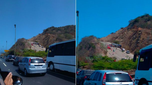 Volcó el micro que trasladaba al plantel de Huracán en Venezuela