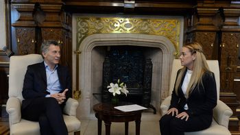 Macri recibió a Tintori en Casa Rosada Macri recibió a Tintori en Casa Rosada