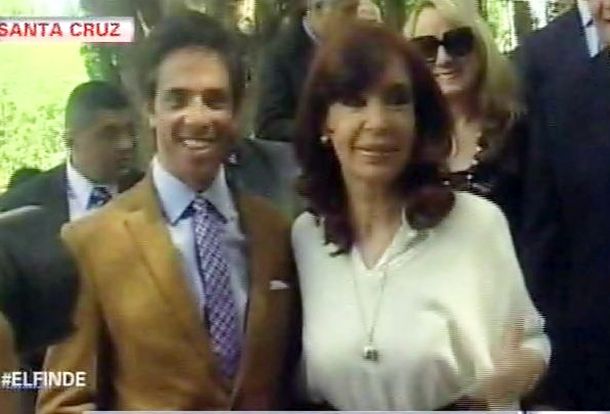 Cristina Kirchner elogió a Robertito Funes en un acto