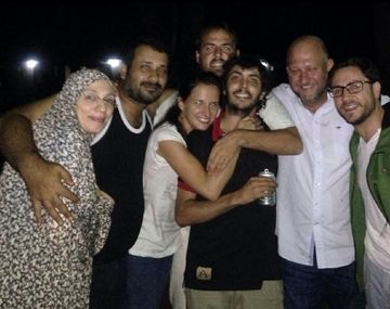 Reencuentro de  López Menéndez con su familia