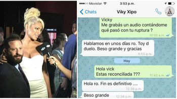 el whatsapp de vicky xipolitakis contra ottavis despues de separarse: es definitivo el whatsapp de vicky xipolitakis contra ottavis despues de separarse: es definitivo