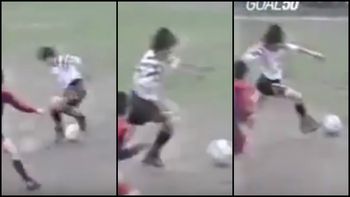 el gol inedito de messi: taco, giro y definicion el gol inedito de messi: taco, giro y definicion