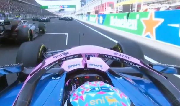 Así fue la espectacular largada de Franco Colapinto en la Sprint Race de China: ganó cuatro puestos