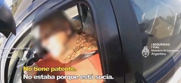 Video: las insólitas excusas de los conductores para circular sin patente sobre la Panamericana