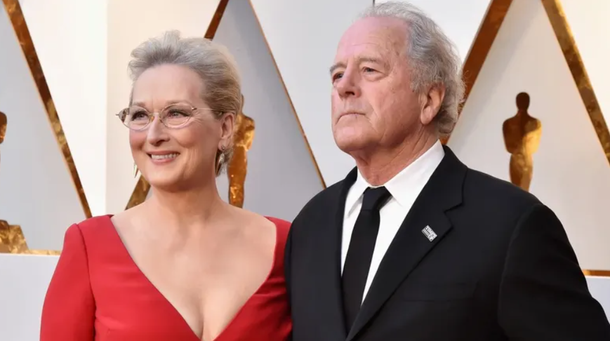 Meryl Streep y su ex esposo. 