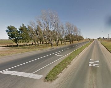 Ruta 7, donde se produjo el accidente