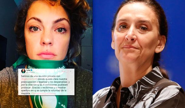 Dolores Fonzi agradeció la reunión con Michetti