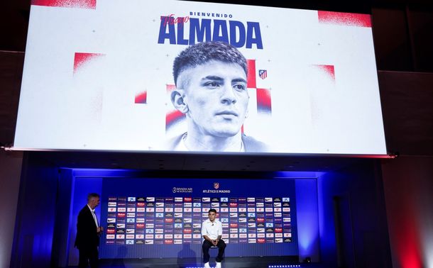 Thiago Almada fue presentado en Atlético Madrid: Es un sueño estar acá
