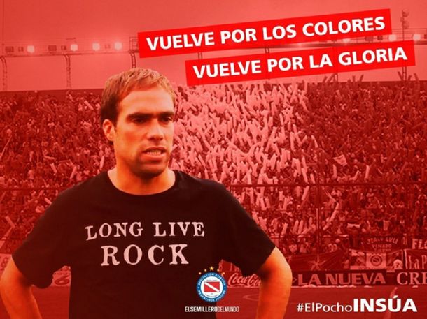 Argentinos Juniors y un refuerzo de peso: vuelve el Pocho Insúa