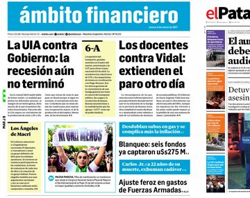 Tapas de diarios del jueves 9 de marzo de 2017