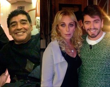 El Diez y su novia podrían mantener un encuentro con la madre de Diego Jr